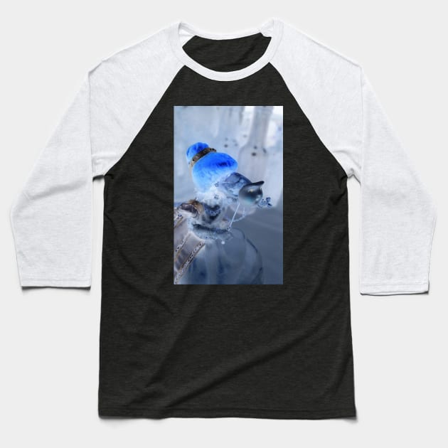 At Midnight (negative) Baseball T-Shirt by Corner of the Eye